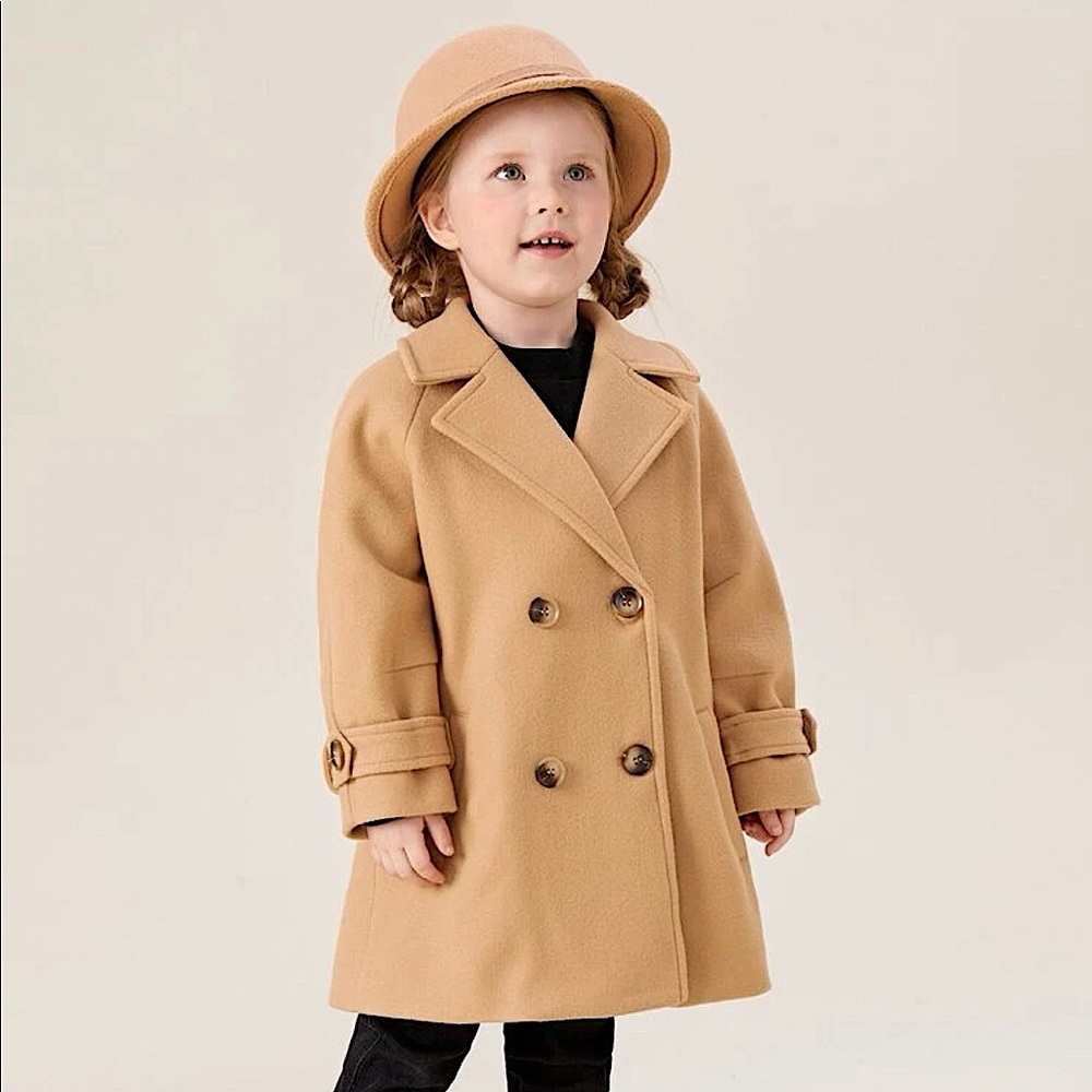 Brand New 💕 SHEIN Toddler Girls Pea Coat